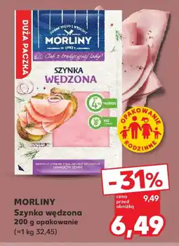 Kaufland Morliny Szynka wędzona oferta