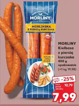 Kaufland Morliny Kiełbasa z piersią kurczaka oferta