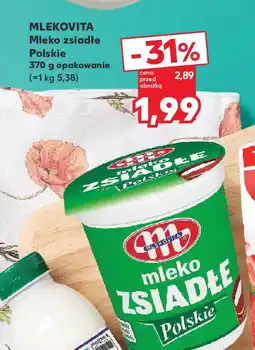 Kaufland Mlekovita Mleko zsiadłe Polskie oferta