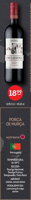 Żabka Porca De Murca wino 750ml oferta