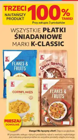 Kaufland K-Classic Płatki śniadaniowe oferta