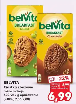 Kaufland Belvita Ciastka zbożowe oferta
