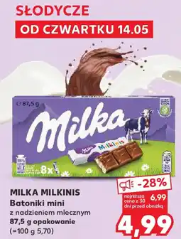 Kaufland Milka Milkinis Batoniki mini oferta