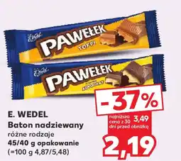 Kaufland E. Wedel Pawełek Baton nadziewany oferta