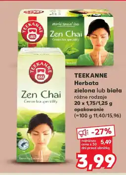 Kaufland Teekanne Herbata zielona lub biała oferta