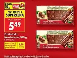 Biedronka CZEKOLADA NUSSBEISSER 100 G oferta