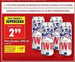 Biedronka piwo Żywiec 500 ml oferta