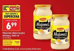 Biedronka Majonez dekoracyjny Winiary 500 ml oferta