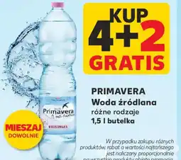 Kaufland Primavera Woda źródlana oferta