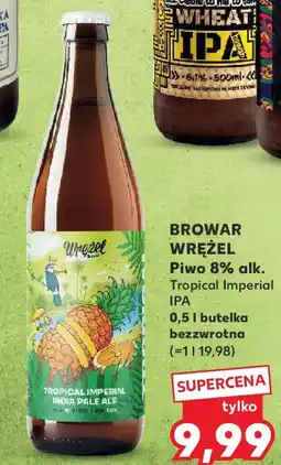 Kaufland Browar Wrężel Piwo Tropical Imperial ipa oferta