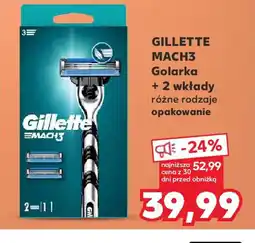 Kaufland Gillette Mach3 Golarka + 2 wkłady oferta