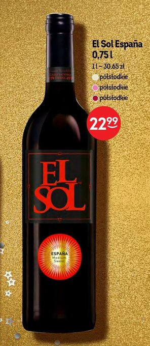 Żabka El Sol Espana 750ml oferta