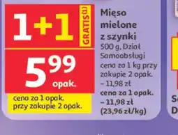 Auchan Mięso mielone z szynki, 500 g, Dział Samoobsługi oferta