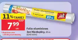 Auchan Folia aluminiowa Jan Niezbędny, 20 m oferta
