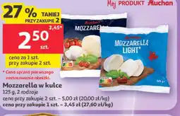 Auchan Mozzarella w kulce oferta