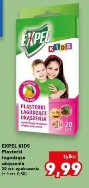 Kaufland EXPEL KIDS Plasterki łagodzące ukąszenia 20 szt. opakowanie oferta