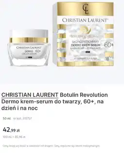 Rossmann CHRISTIAN LAURENT Botulin Revolution Dermo krem-serum do twarzy, 60+, na dzień i na noc oferta