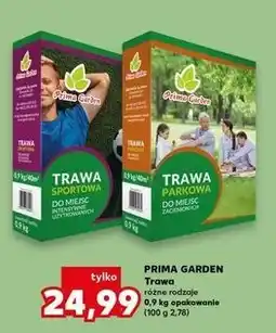 Kaufland Trawa różne rodzaje PRIMA GARDEN oferta