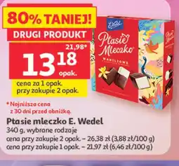 Auchan Ptasie mleczko E. Wedel, 340 g, wybrane rodzaje oferta