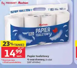 Auchan Auchan Papier toaletowy 4-warstwowy oferta