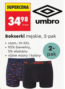 Biedronka Bokserki męskie, 2-pak oferta