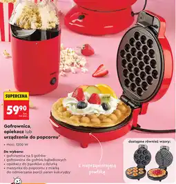 Biedronka Gofrownica, opiekacz lub urządzenie do popcornu Hoffen oferta
