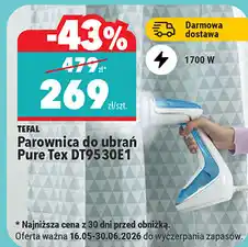 Biedronka TEFAL Parownica do ubrań Pure Tex DT9530E1 oferta