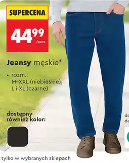 Biedronka Jeansy męskie oferta