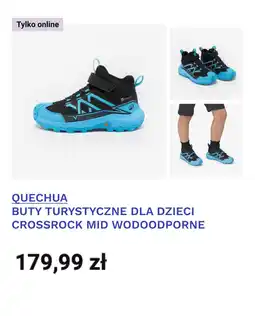 Decathlon BUTY TURYSTYCZNE DLA DZIECI CROSSROCK MID WODOODPORNE oferta