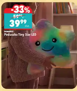 Biedronka DOMAREX Poduszka Tiny Star LED oferta