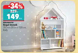 Biedronka MEBLOMASTER Regał domek oferta