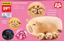 Biedronka Zestaw pluszaków Ele Fun oferta