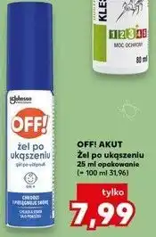 Kaufland OFF! AKUT Żel po ukąszeniu 25 ml opakowanie oferta
