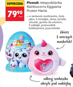Biedronka Pluszak niespodzianka Rainbocorns Eggzania Frozen Mania oferta