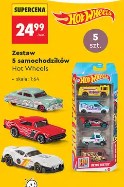 Biedronka Zestaw 5 samochodzików Hot Wheels oferta