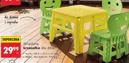 Biedronka Składane krzesełko dla dzieci oferta