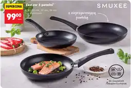 Biedronka Zestaw 3 patelni oferta