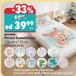 Biedronka MAYAMOO Pościel bawełniana oferta