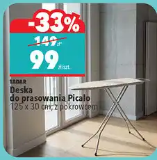 Biedronka TADAR Deska do prasowania Picalo 125 x 30 cm, z pokrowcem oferta