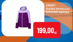 Lidl CRIVIT Kurtka termiczna softshell damska oferta
