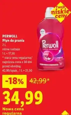 Lidl PERWOLL Płyn do prania 2 L różne rodzaje oferta