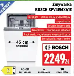 Neopunkt Bosch Zmywarka SPV4EMX61E oferta