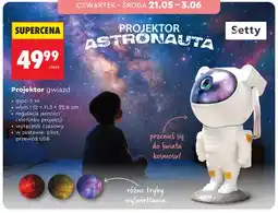 Biedronka Projektor gwiazd Setty Astronauta moc 5W wym. 12x11,3x22,8cm oferta