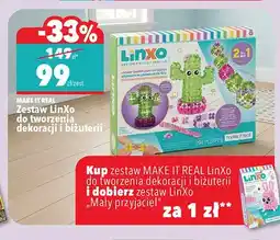 Biedronka Zestaw LinXo do tworzenia dekoracji i biżuterii MAKE IT REAL oferta