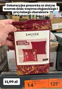 Biedronka Poszewka dekoracyjna ze złotym nadrukiem Smukee 45x45cm oferta