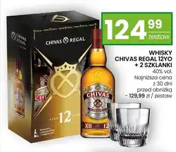 Twój Market Whisky Chivas Regal 12YO + 2 szklanki 40% vol oferta