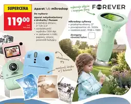 Biedronka Aparat natychmiastowy z drukarką i fleszem FOREVER oferta