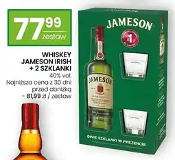 Twój Market Whiskey Jameson Irish + 2 szklanki 40% vol oferta
