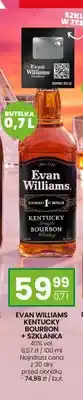 Twój Market Bourbon Evan Williams Kentucky + szklanka 40% vol oferta