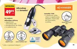 Biedronka Mikroskop cyfrowy HYKKER regulowane oświetlenie LED powiększenie 50-1000x w zestawie etui oferta